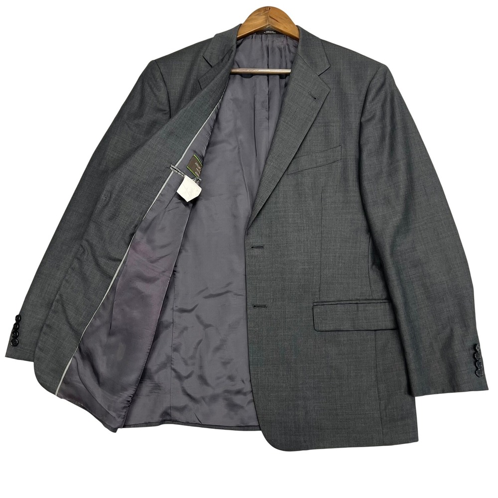 Joseph Abboud Collection Nordstrom Gray Wool Blazer Mens Size 41R‎ Made in USA